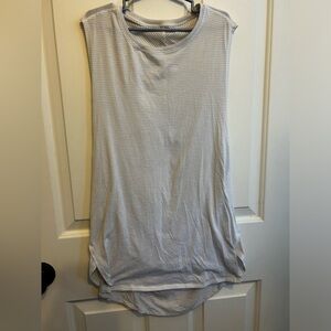 Lululemon white long tank